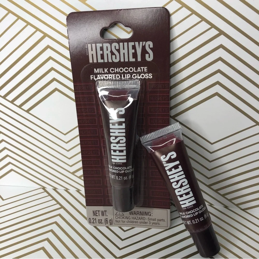 Hershey’s & Reese’s Milk Chocolate Peanut Butter Cup Flavor Lip Gloss Gift Set - Picture 7 of 15